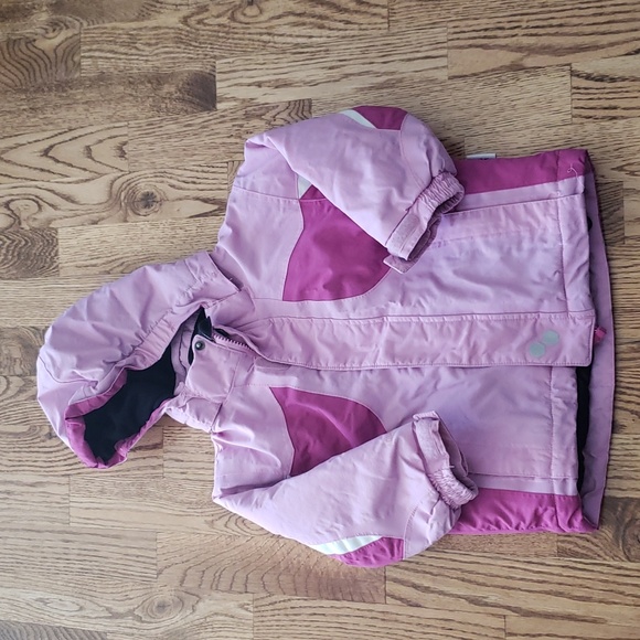 (2T) Etirel Waterproof Color Block Winter Jacket Cozy Outdoor Breathable Athlete - Picture 1 of 9